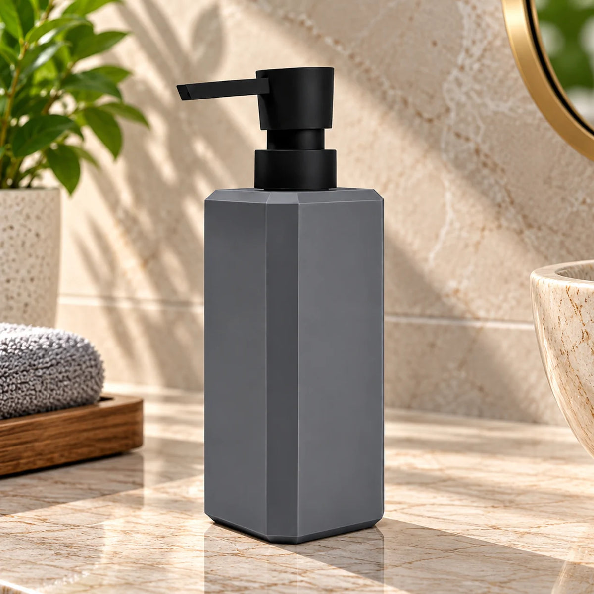 Unbreakable Elegant Liquid Soap Dispenser Bottle 250ml