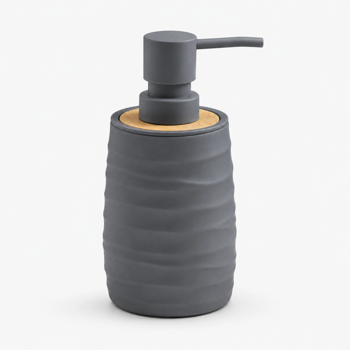 Unbreakable ABS Grey Liquid Soap Dispenser Bottle 380ml