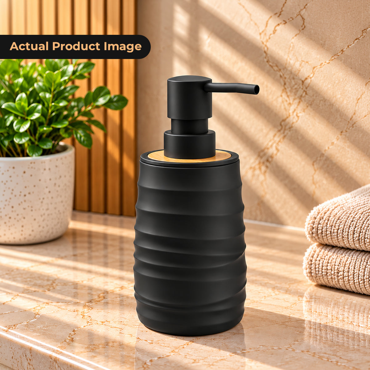 Unbreakable ABS Liquid Soap Dispenser Bottle 380ml
