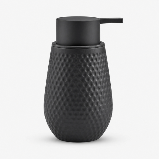 Unbreakable Acrylic Matte Textured Soap Dispenser for Bathroom 380ml