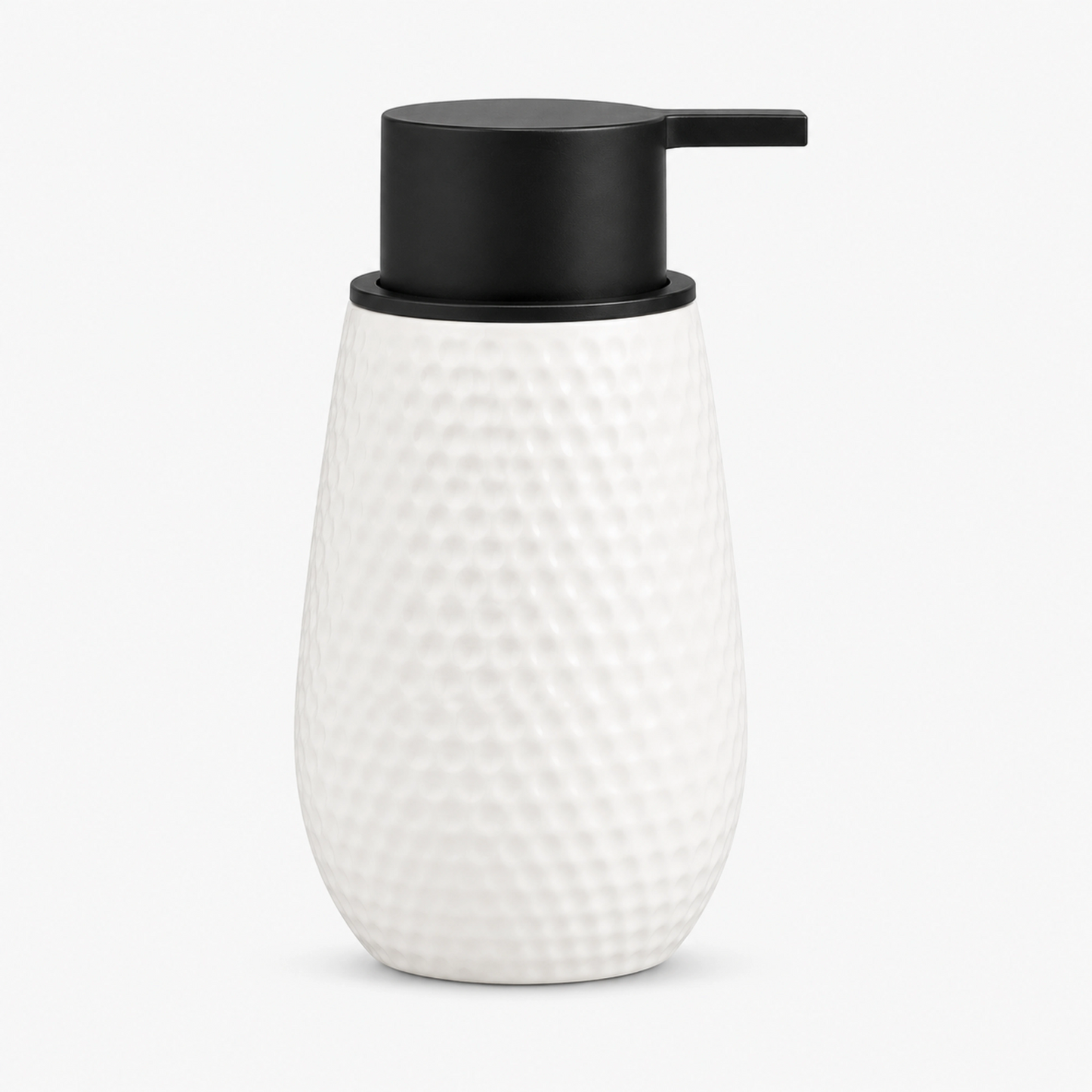 Unbreakable Acrylic Matte Textured Soap Dispenser for Bathroom 380ml