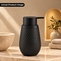 Unbreakable Acrylic Matte Textured Soap Dispenser for Bathroom 380ml