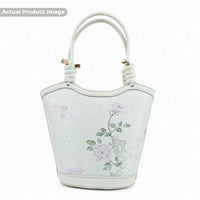 Premium Hangzhou Silk & Leather Tote bag for Women