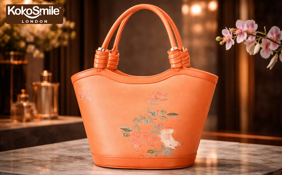 Premium Hangzhou Silk Leather Handbag for Women Banner 5