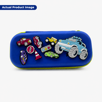 Premium DIY Racing Car Pencil Box with Removable Toy Accessories