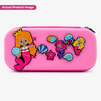 Premium DIY Mermaid Pencil Box with Removable Toy Charms for Kids