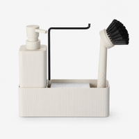 Unbreakable ABS 4-in-1 Kitchen Soap Dispenser with Sponge Holder