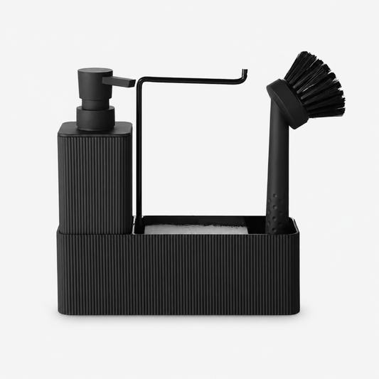 Unbreakable ABS 4-in-1 Kitchen Soap Dispenser with Sponge Holder