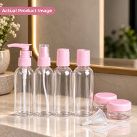 Travel Bottle Set for Toiletries | Leakproof Refillable Kit