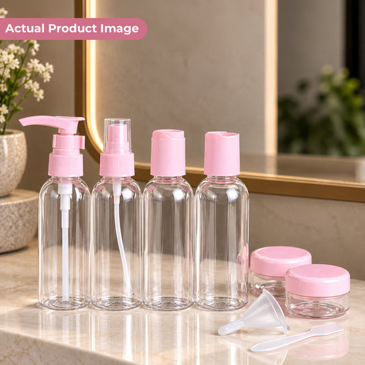 Travel Bottle Set for Toiletries | Leakproof Refillable Kit