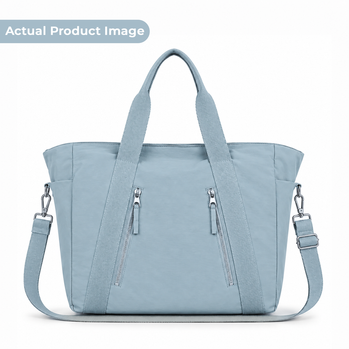 Premium Nylon Tote Handbag for Women with Shoulder Strap