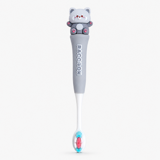 Toddler Cartoon Toothbrush with Gentle Soft Bristles (3-6 Years)