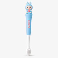 Labubu Toothbrush for Kids with Soft Microfiber Bristles (3-6Y)