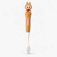 Labubu Toothbrush for Kids with Soft Microfiber Bristles (3-6Y)