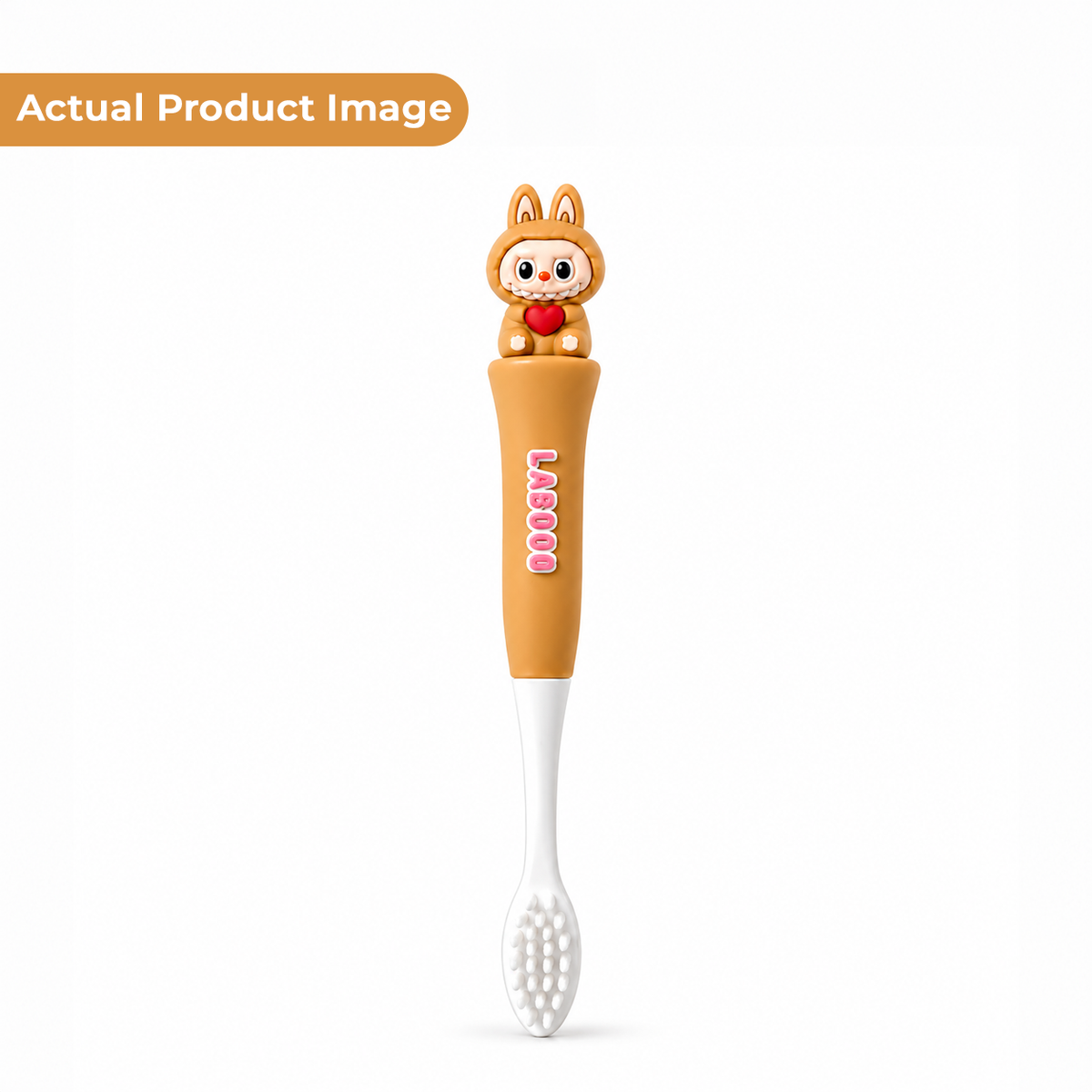 Labubu Toothbrush for Kids with Soft Microfiber Bristles (3-6Y)