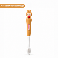 Labubu Toothbrush for Kids with Soft Microfiber Bristles (3-6Y)