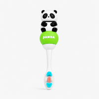 Bear Cartoon Soft Kids Toothbrush with Easy Grip Handle (1-7Y)