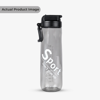 Trendy Tritan Sports Sipper Water Bottle with Time Markers - 750ml