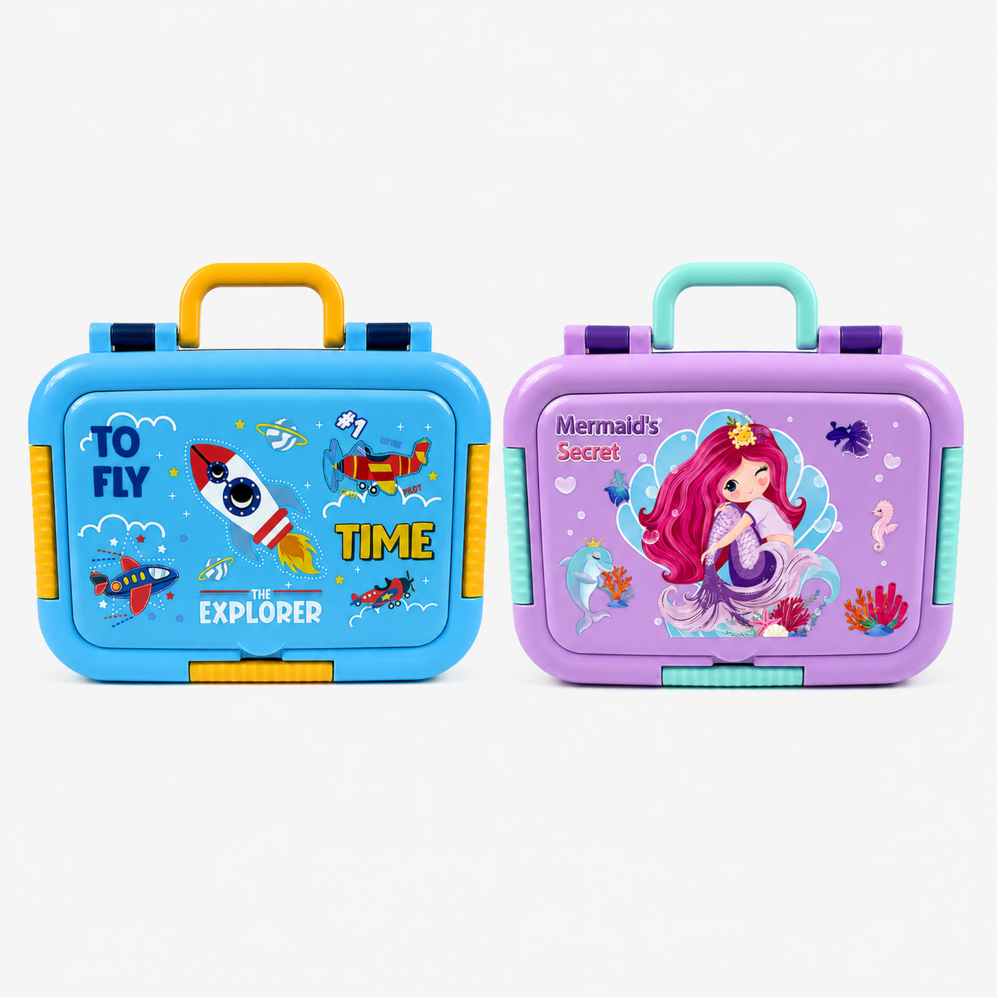 Stainless Steel Bento Lunch Box – 3 Airtight Containers – 750ml