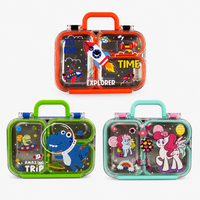 Kids Stainless Steel Bento Lunch Box with Snack Container - 650ml + 100ml