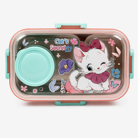 Cute Bento Lunch Box – 2 Compartment – 780ml