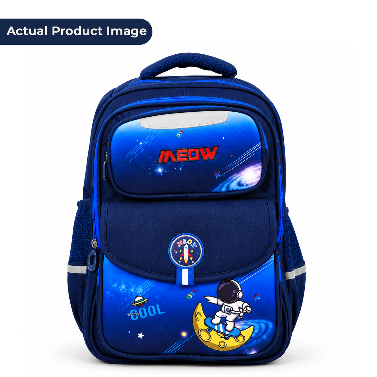 Dreamy Space Theme Kids School Backpack with Smart Storage