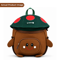 Mushroom Smiley Waterproof Kids Backpack
