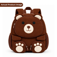 Cute Teddy-shaped 3D Waterproof Backpack for Kids