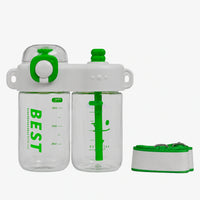 Cute & Stylish Dividing Cup Double Drink Bottle for Kids - 860ml
