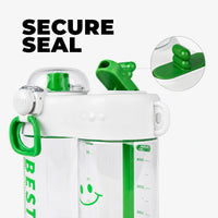 Cute & Stylish Dividing Cup Double Drink Bottle for Kids - 860ml
