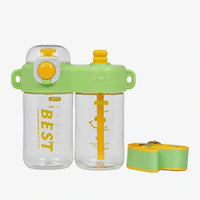 Cute & Stylish Dividing Cup Double Drink Bottle for Kids - 860ml