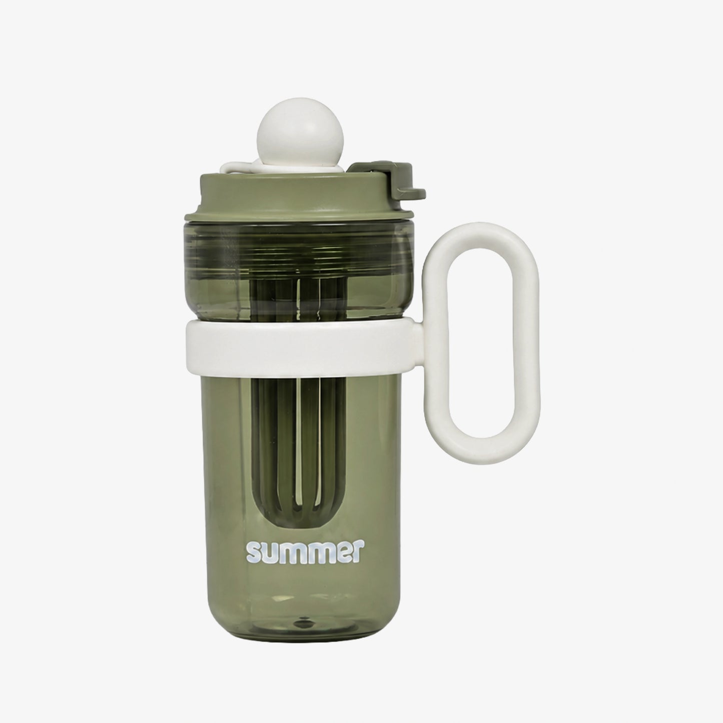 Cute Kids Ball Cup Sipper Bottle with Straw - 550ml