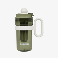 Cute Kids Ball Cup Sipper Bottle with Straw - 550ml