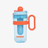 Cute Kids Ball Cup Sipper Bottle with Straw - 550ml