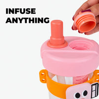 Super Cute Trendy Tritan tumbler bottle with Straw for Kids - 500ml