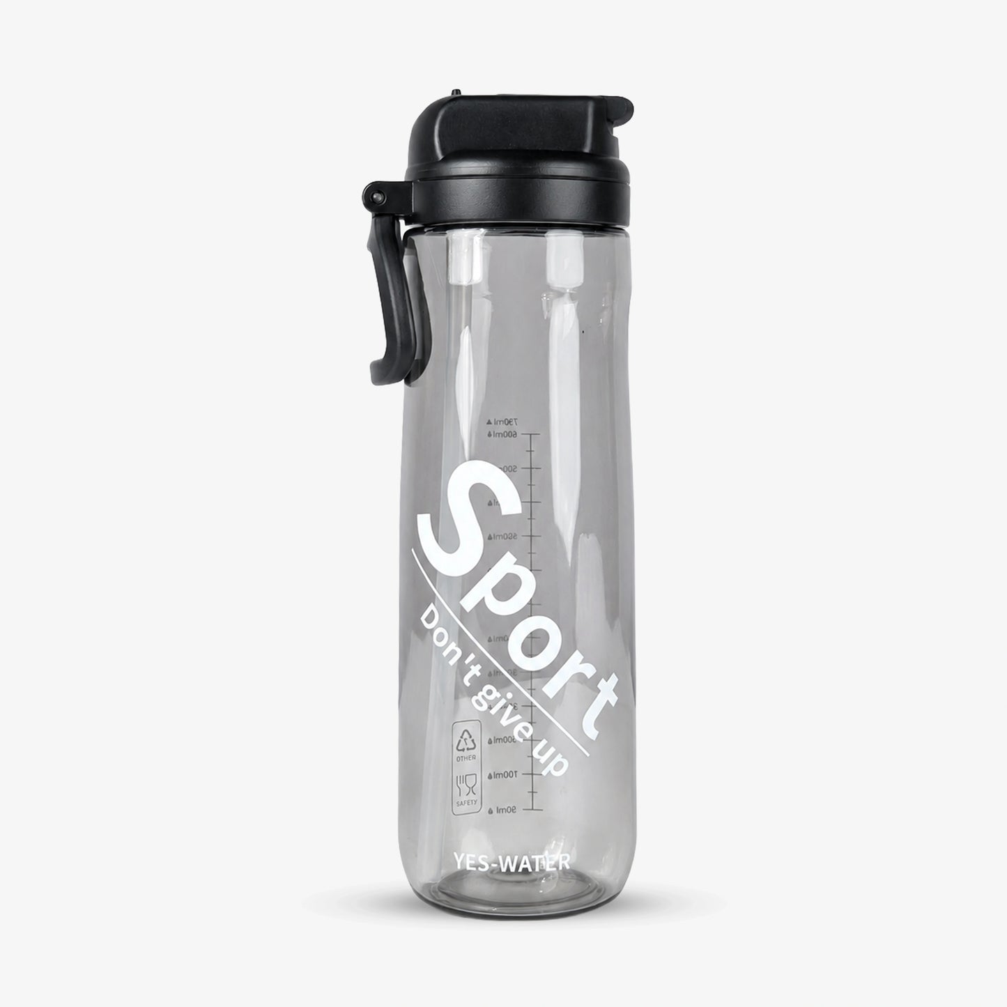 Trendy Tritan Sports Sipper Water Bottle with Time Markers - 750ml