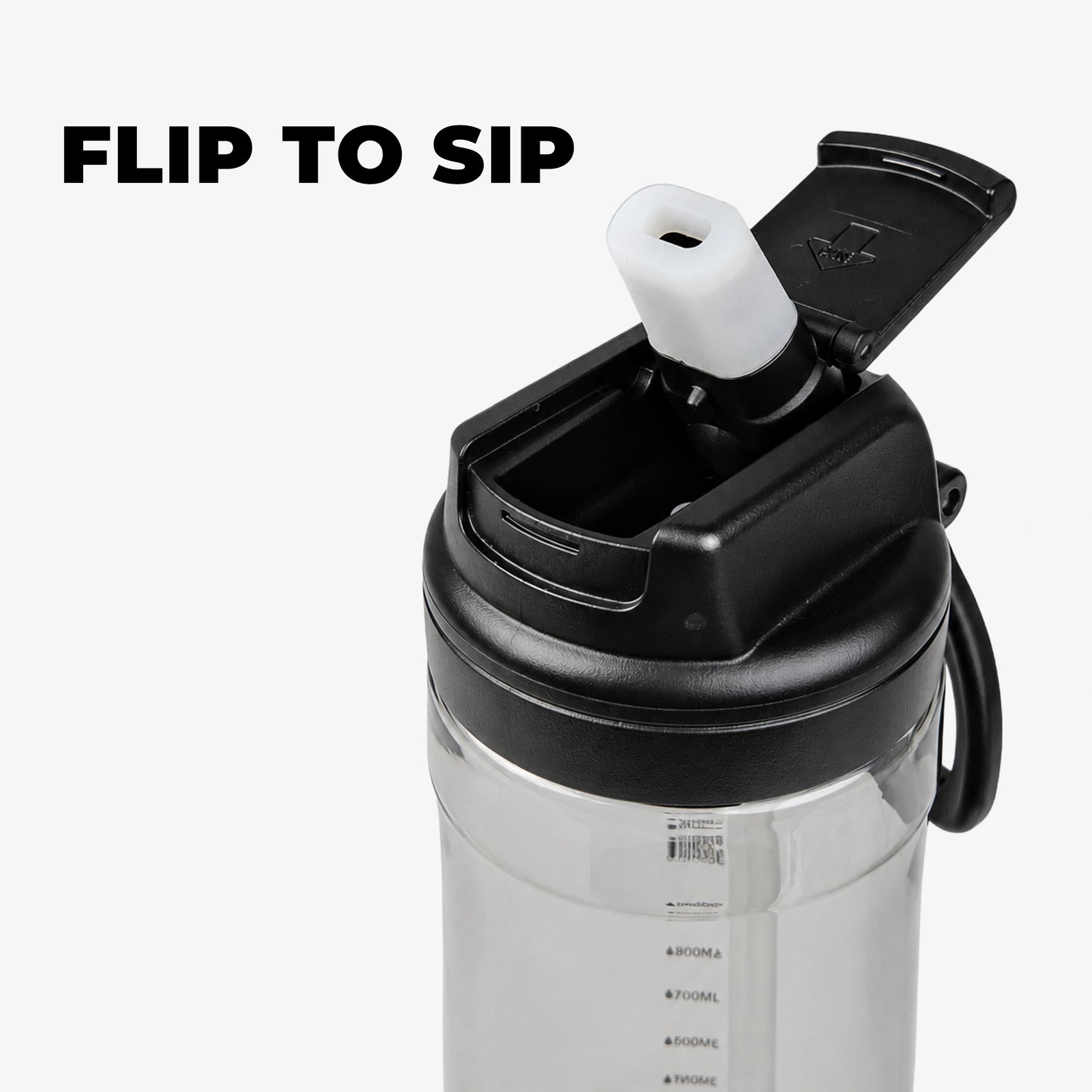 Trendy Tritan Sports Sipper Water Bottle with Time Markers - 750ml