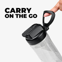 Trendy Tritan Sports Sipper Water Bottle with Time Markers - 750ml