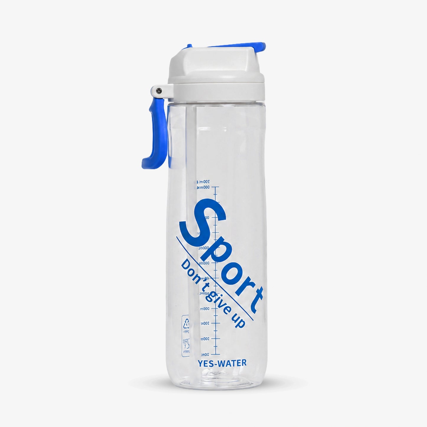Trendy Tritan Sports Sipper Water Bottle with Time Markers - 750ml