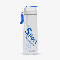 Trendy Tritan Sports Sipper Water Bottle with Time Markers - 750ml