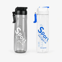 Trendy Tritan Sports Sipper Water Bottle with Time Markers - 750ml