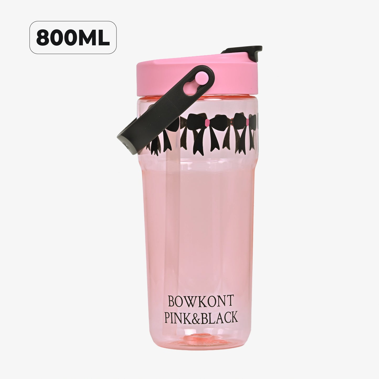 Cute Tritan Water Bottle with Straw & Handle - 800ml