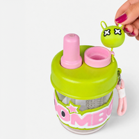 BOOM Cartoon Infuser Straw Bottle for Kids - 420ml