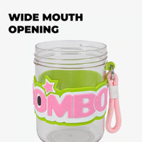 BOOM Cartoon Infuser Straw Bottle for Kids - 420ml