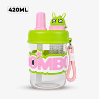 BOOM Cartoon Infuser Straw Bottle for Kids - 420ml