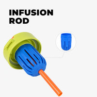 Cute Ice Cream Bottle with Straw Sipper for Kids - 650ml