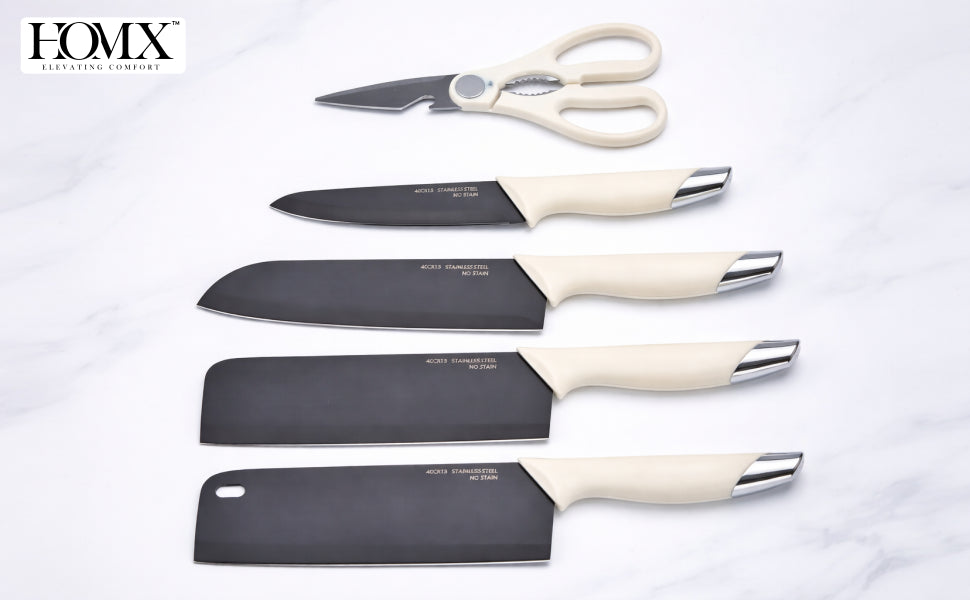 Premium Knife Holder/Organiser with 4 Knives & 1 Scissor Banner 2