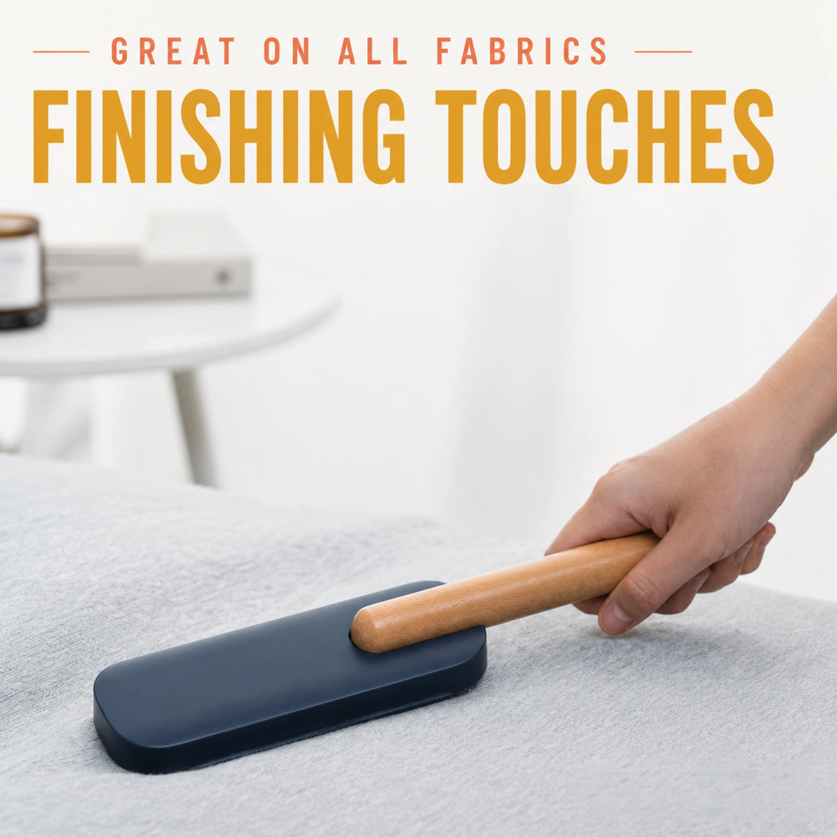 HOMX Beechwood Soft Bristle Dusting/Lint Brush