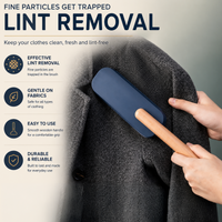 HOMX Beechwood Soft Bristle Dusting/Lint Brush | Premium Furniture Cleaner