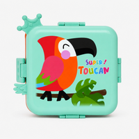 Kids Cartoon Stainless Steel Lunch Box with 3 Compartments - 1120ml